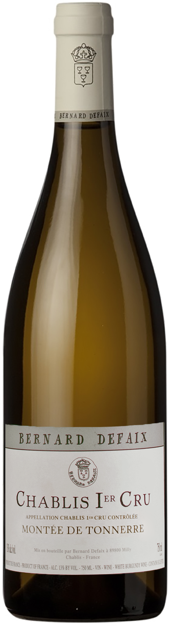 Domaine Bernard Defaix Chablis 1er Cru Montée de Tonnerre  2022