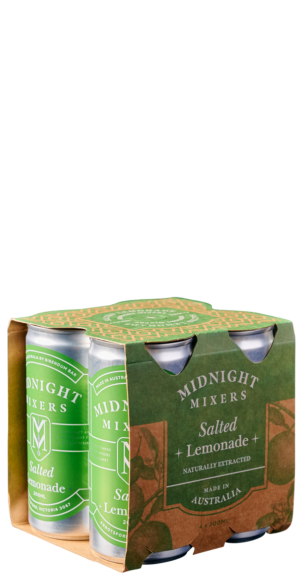 Midnight Mixers Salted Lemonade 6 X 4 pack