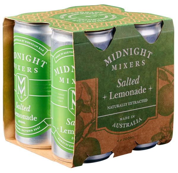 Midnight Mixers Salted Lemonade 6 X 4 pack